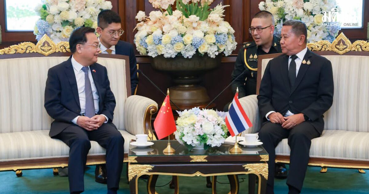 จาง เจี้ยนเว่ย พบ พล.ท.อดุลย์ รมว.กลาโหมคนใหม่ ย้ำความร่วมมือทหารไทยจีนมั่นคง