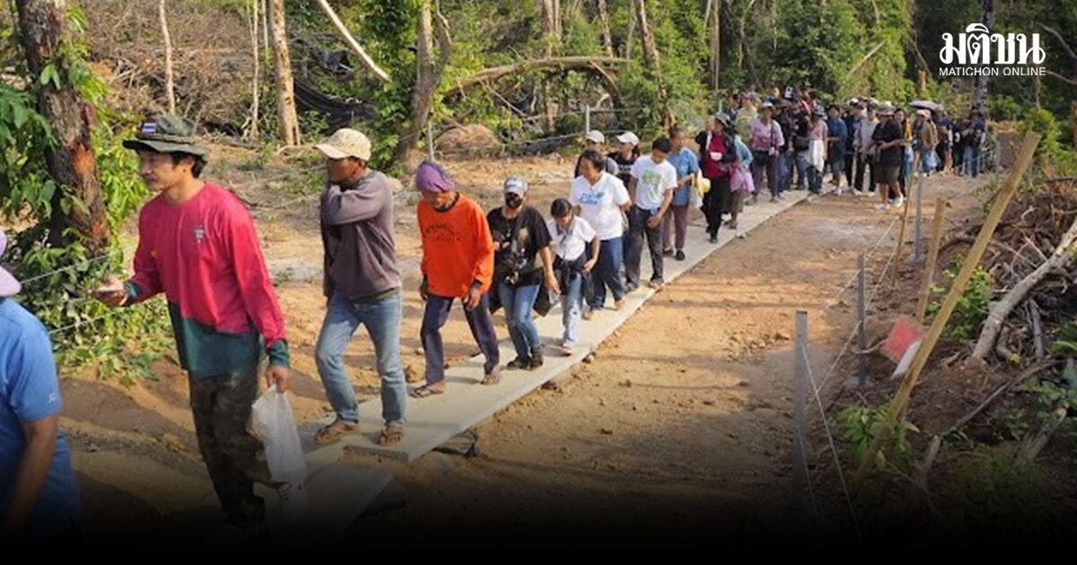 เที่ยว ปราสาทตาควาย-เนิน 350 คึกคัก ทะลุ 1.4 หมื่นคนใน 4 วัน สงกรานต์ยังไม่จบ คนแห่รอเข้าเยี่ยมต่อ