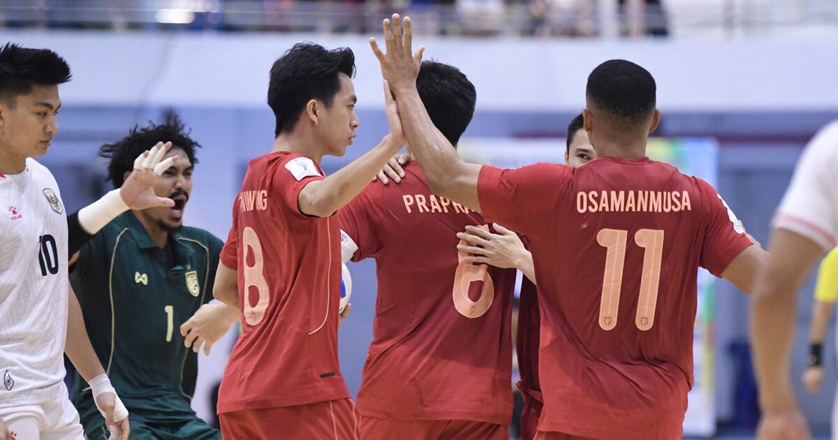 โต๊ะเล็กไทยเฉือนอิเหนา 2-1 คว้าแชมป์ฟุตซอลอาเซียนสมัย 17