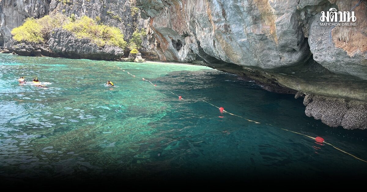อช.หมู่เกาะพีพี เร่งสืบ-เอาผิด บริษัททัวร์ปล่อยนทท.เหยียบปะการัง