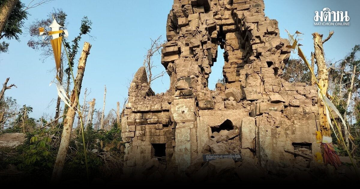 กรมศิลป์ ตั้งงบ 20 ล้าน บูรณะปราสาทตาควายมั่นใจกลับมางดงามภายใน 2 ปี