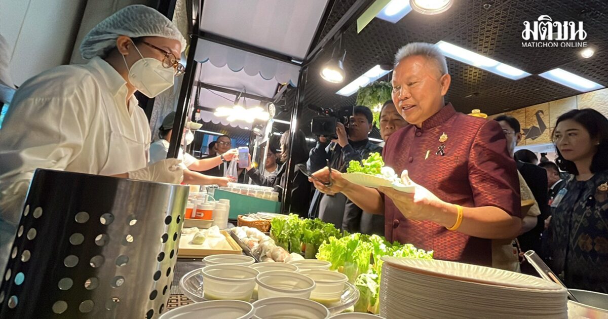 โสภณ พาทัวร์ฟู้ดคอร์ทส.ส. ประเดิมทดสอบระบบจำหน่าย สัปดาห์หน้าเริ่ม ให้ซื้อกินเอง