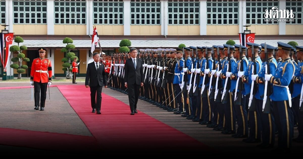 ‘บิ๊กดุลย์’ เปิดกลาโหมต้อนรับ ‘รมว.กห.สิงคโปร์’ หารือความมั่นคงใต้ทะเล-ไซเบอร์