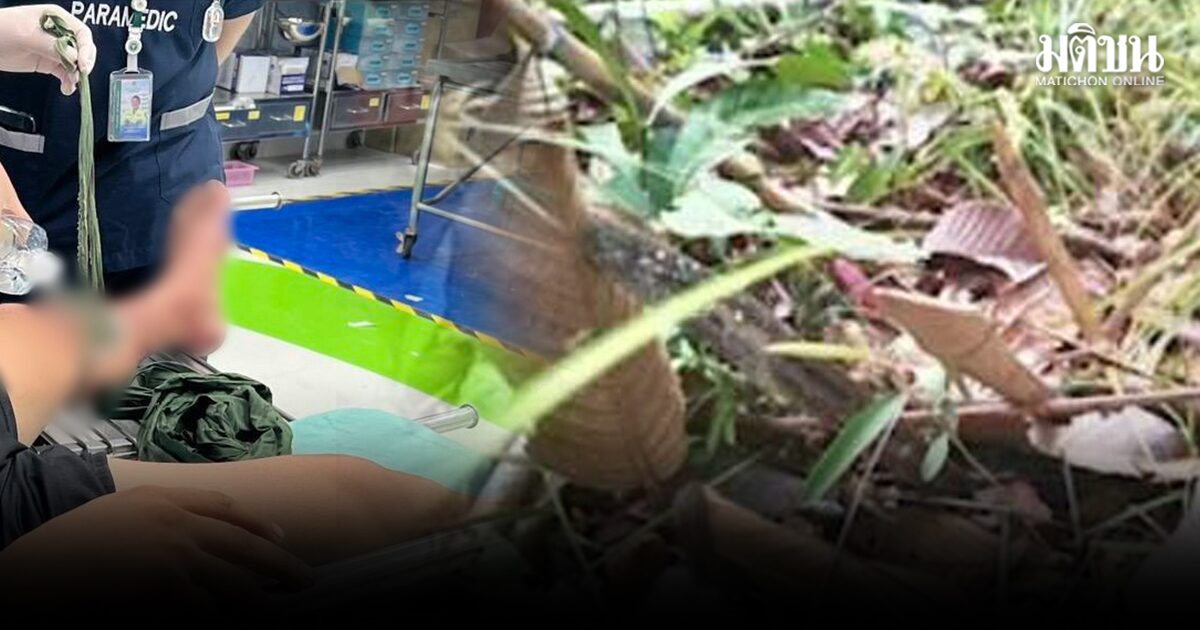 ‘ส.อ.’ หัวหน้าชุดยิง ถูก ขวากไม้ไผ่ กับดักกัมพูชา แทงขาซ้ายเลือดอาบ นำตัวส่งรพ.