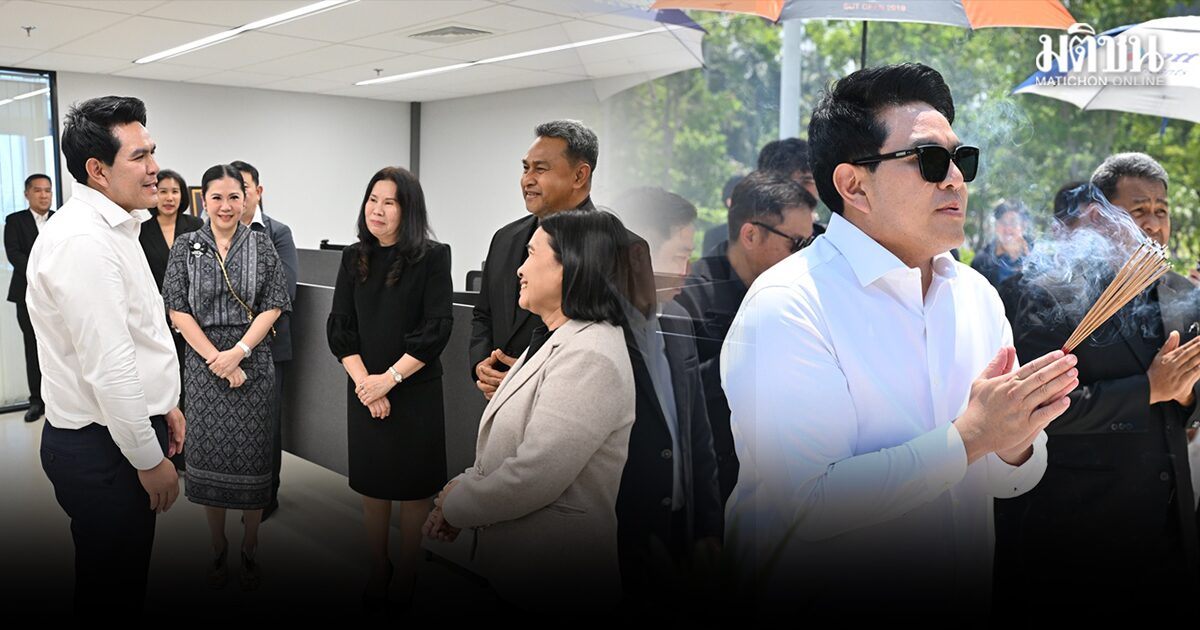 สุรศักดิ์ เข้ากระทรวงท่องเที่ยวฯ วันแรก สักการะสิ่งศักดิ์สิทธิ์-หารือคณะผู้บริหาร