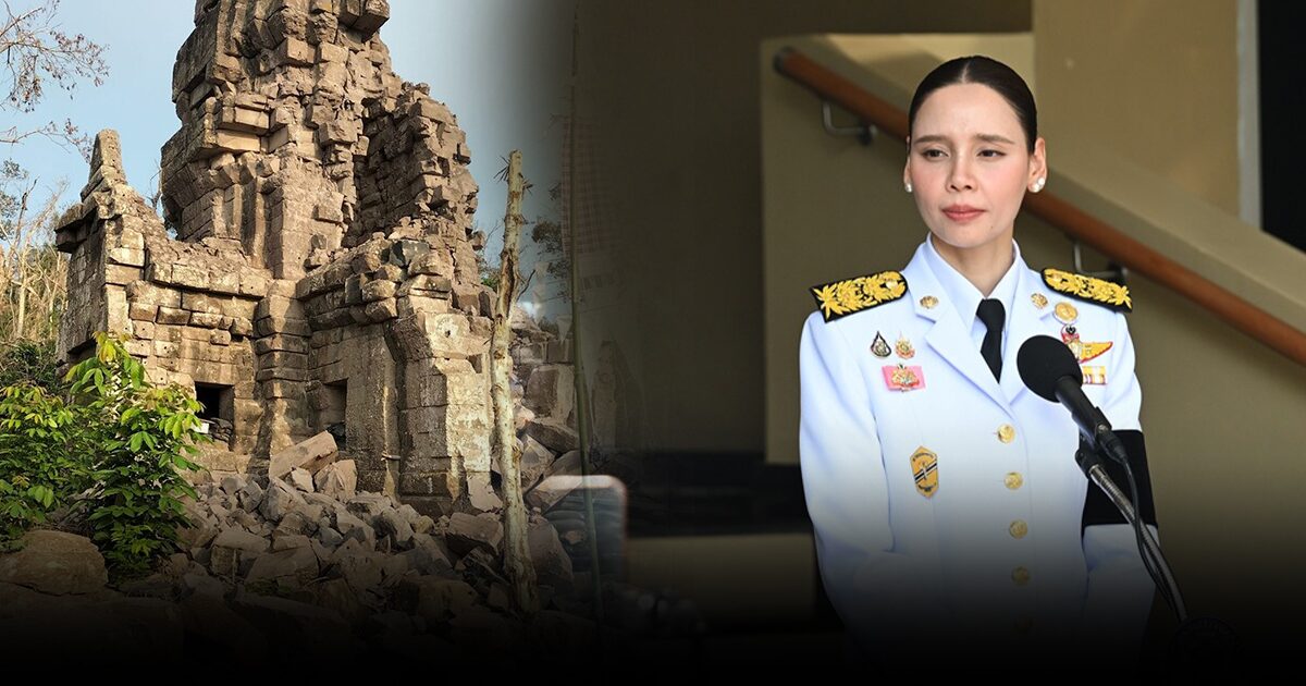 ซาบีดา เผยบูรณะปราสาทตาควาย จะทำให้คล้ายเดิมมากที่สุด ประสานทหารช่วยเคลียร์พื้นที่