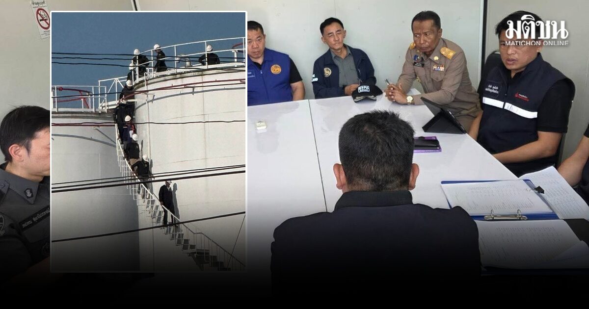 พณ.สุราษฎร์ นำหลักฐานเข้าแจ้งความเอาผิดคลังน้ำมัน ฐานครอบครองสินค้าเกินปริมาณที่กำหนด