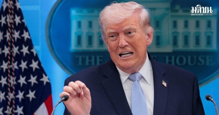 U.S. President Trump holds a press conference in the briefing room at the White House