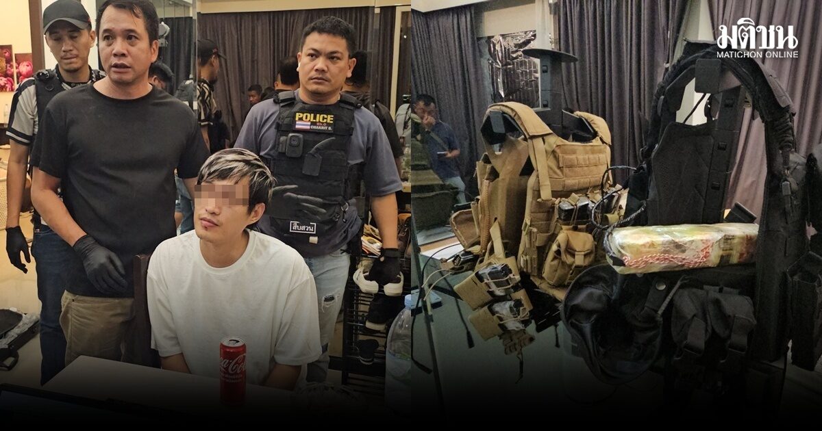ตะลึง! ตำรวจบุกค้นบ้านชาวจีน พบอาวุธสงครามอื้อ เจอคลิปซ้อมยิงปืน-ปาระเบิดกับทหารเขมร