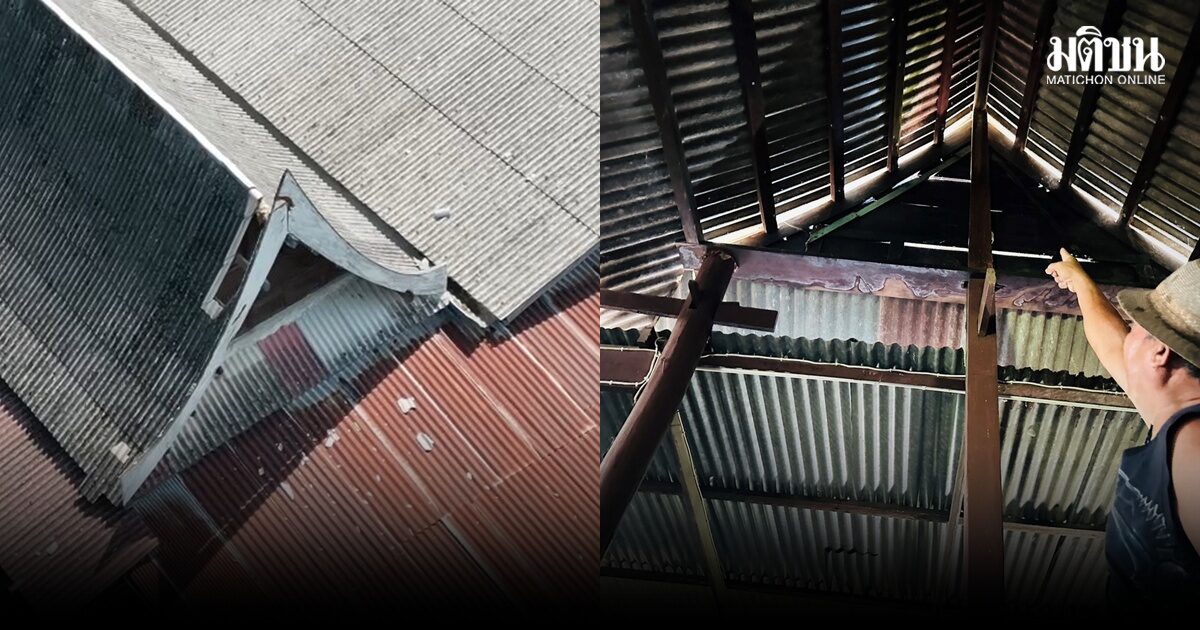 4 ชีวิตรอดหวุดหวิด หลังฟ้าผ่าบ้านทรงไทยร้อยปี-พายุถล่มบางบาลเสียหาย 2 หลัง