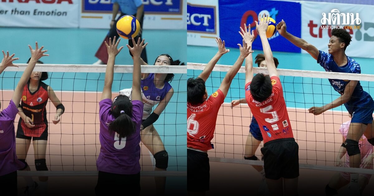 ตบหนุ่ม ไอแอม-พิษณุโลก วีซี ควง สาวเทศบาลนครนนทบุรี ทะลุเข้าชิงวอลเลย์บอล ปทท.