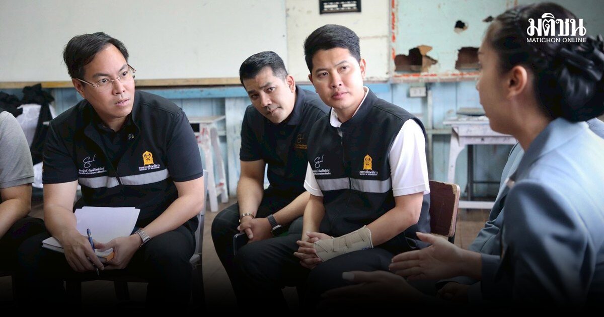 อัครนันท์ ลุยปรับแผนงบสร้างโรงอาหาร ท่าลี่วิทยา หลังครู-นักเรียนรอมานานกว่า 30 ปี ย้ำเด็กต้องมีที่กินข้าว-อาคารเรียนไร้ปลวก
