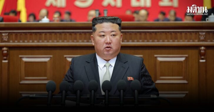 FILE PHOTO: North Korean leader Kim Jong Un speaks in Pyongyang