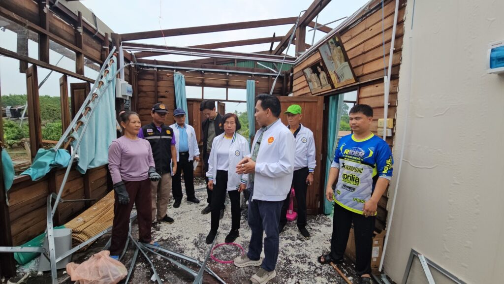 พายุถล่มเวียงสา
