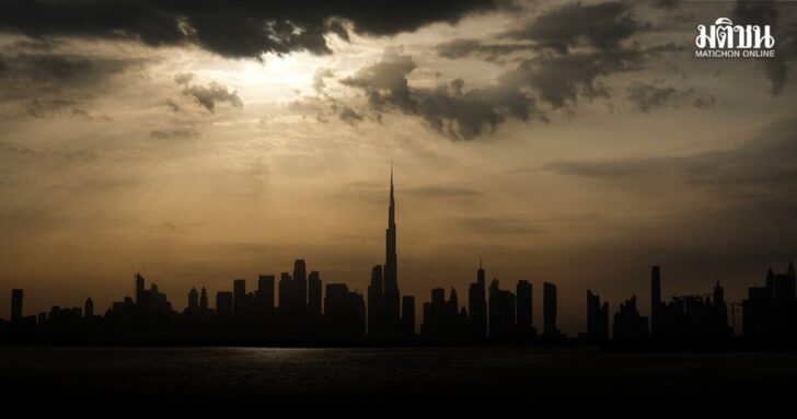 FILE PHOTO: A general view of the Dubai skyline, with Burj Khalifa visible in the center, amid the U.S.-Israel conflict with Iran