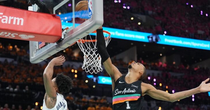 NBA: Playoffs-Minnesota Timberwolves at San Antonio Spurs