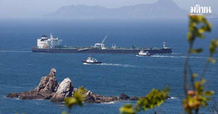Crude tanker ODESSA carrying UAE crude after passing through the Strait of Hormuz arrives in Seosan