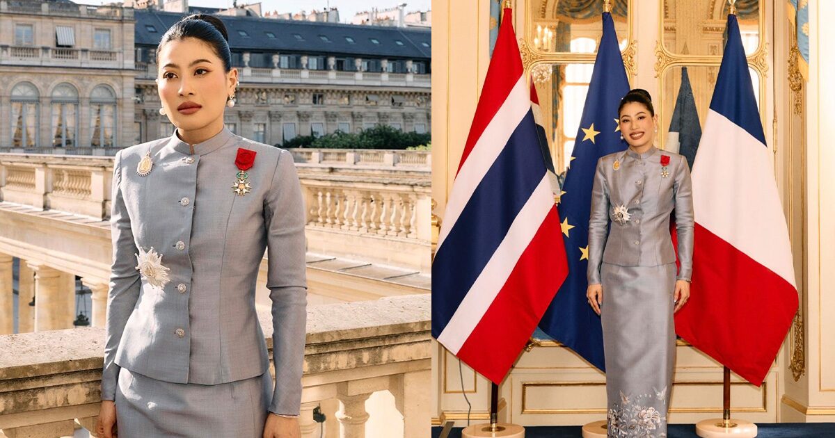 ฝรั่งเศส ทูลเกล้าฯ ถวายเครื่องอิสริยาภรณ์ Légion d’honneur ชั้น Grand Officier เจ้าฟ้าสิริวัณณวรี