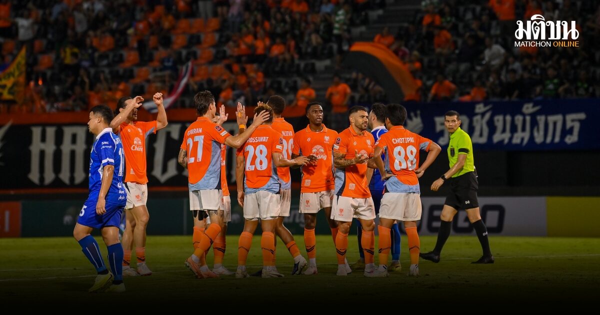 ราชบุรี ถล่ม ระยอง 6-1 ไล่จี้ท่าเรือ แค่แต้มเดียว ลุ้นจบอันดับ 2 นัดสุดท้าย