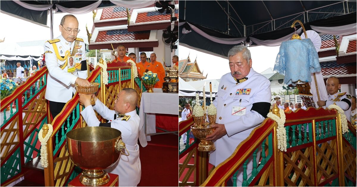 พระบรมวงศ์ เสด็จแทนพระองค์ ทรงบำเพ็ญพระกุศลกงเต๊ก ‘พระพันปีหลวง’ ของบรรพชิตอนัมนิกาย