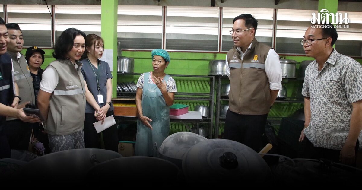 อัครนันท์ สุ่มตรวจ อาหารกลางวัน-นม โรงเรียนวัดสวนดอก พบได้มาตรฐานตามหลักโภชนาการ