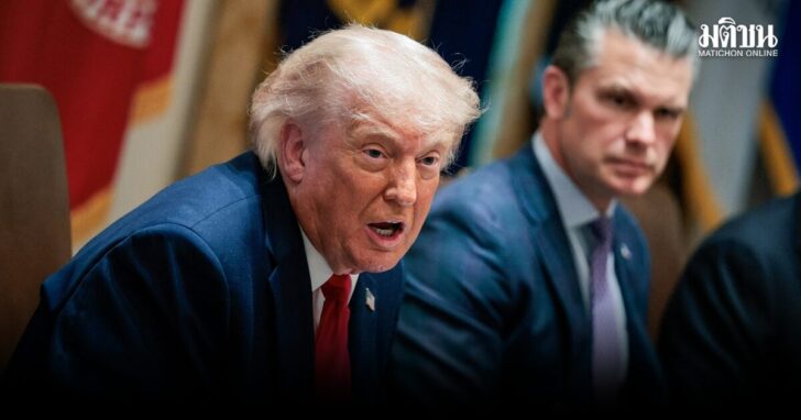 U.S. President Donald Trump participates in a cabinet meeting, at the White House
