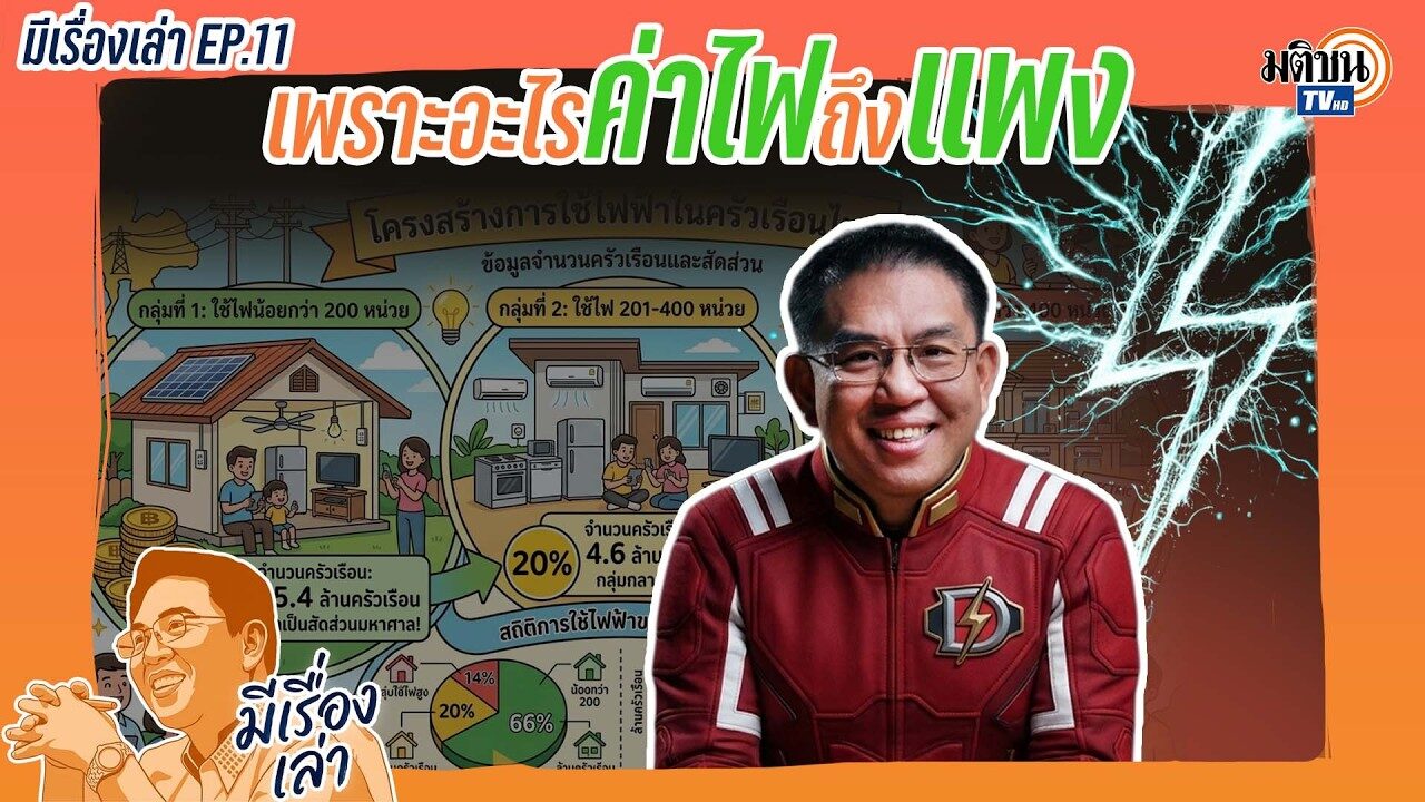 “เพราะอะไรค่าไฟถึงแพง” มีเรื่องเล่า กับ วิโรจน์ ลักขณาอดิศร