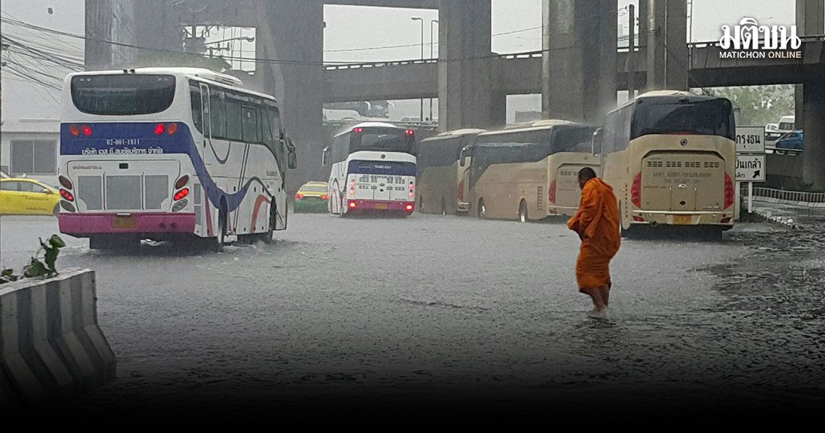 กรมอุตุ เตือน ทั่วไทยฝนถล่ม ภาคใต้หนักสุดร้อยละ 70 ระวังน้ำท่วมฉับพลัน
