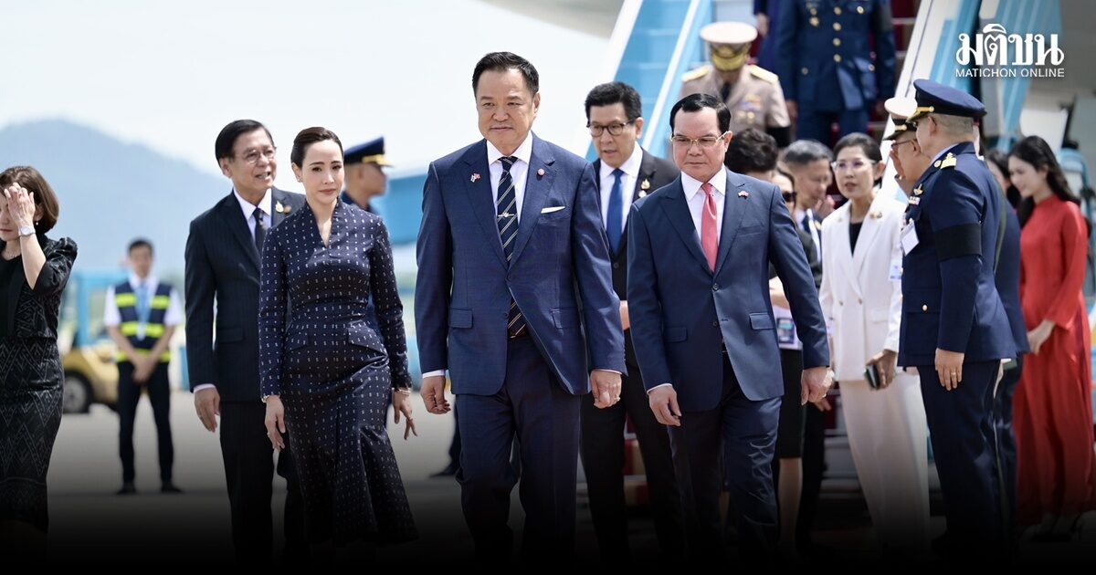 นายกฯ เดินทางถึง ฮานอย เตรียมพบผู้นำระดับสูงเวียดนาม หารือภา