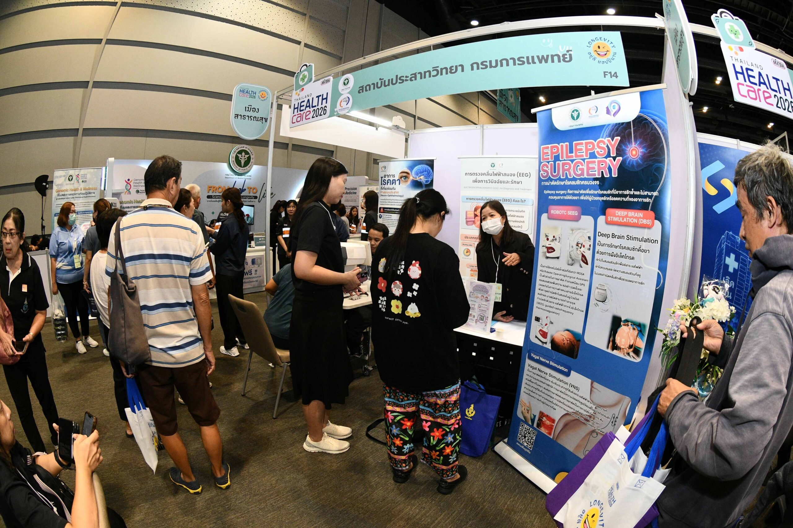 เมื่อ ‘ดวงตา’ บอกโรคสมอง สถาบันประสาทวิทยา ชูนวัตกรรมแก้โรคฮิต ‘ลมชัก-ประสาทจักษุ’ ในงาน Thailand Healthcare 2026