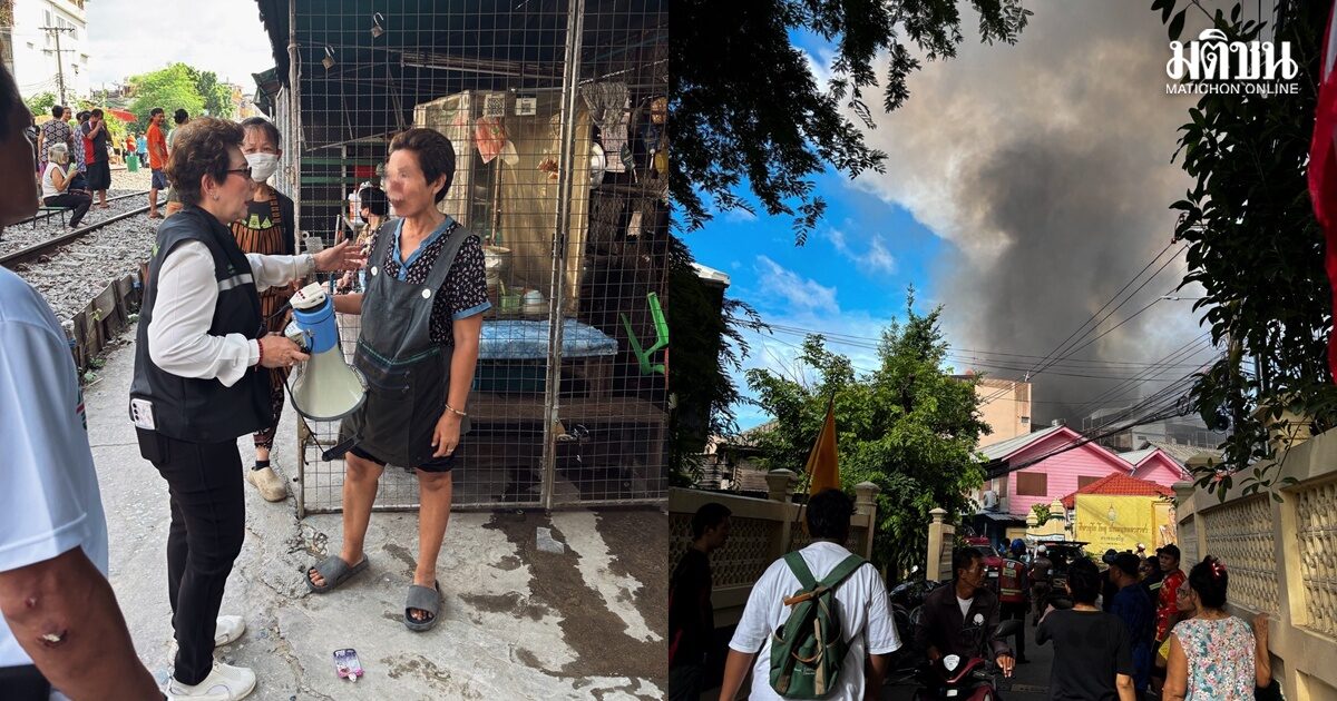‘เมธาวี’ ผู้สมัคร ส.ก.ปทุมวัน เยี่ยมชุมชนพระราม6 ช