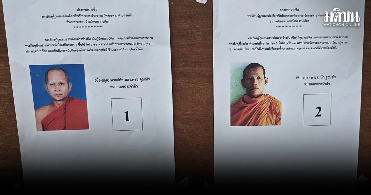 ครั้งแรก! ชาวบ้านใช้สิทธิ เลือกตั้ง เจ้าอาวาสวัด ชาวบ้านลุฮือต้าน