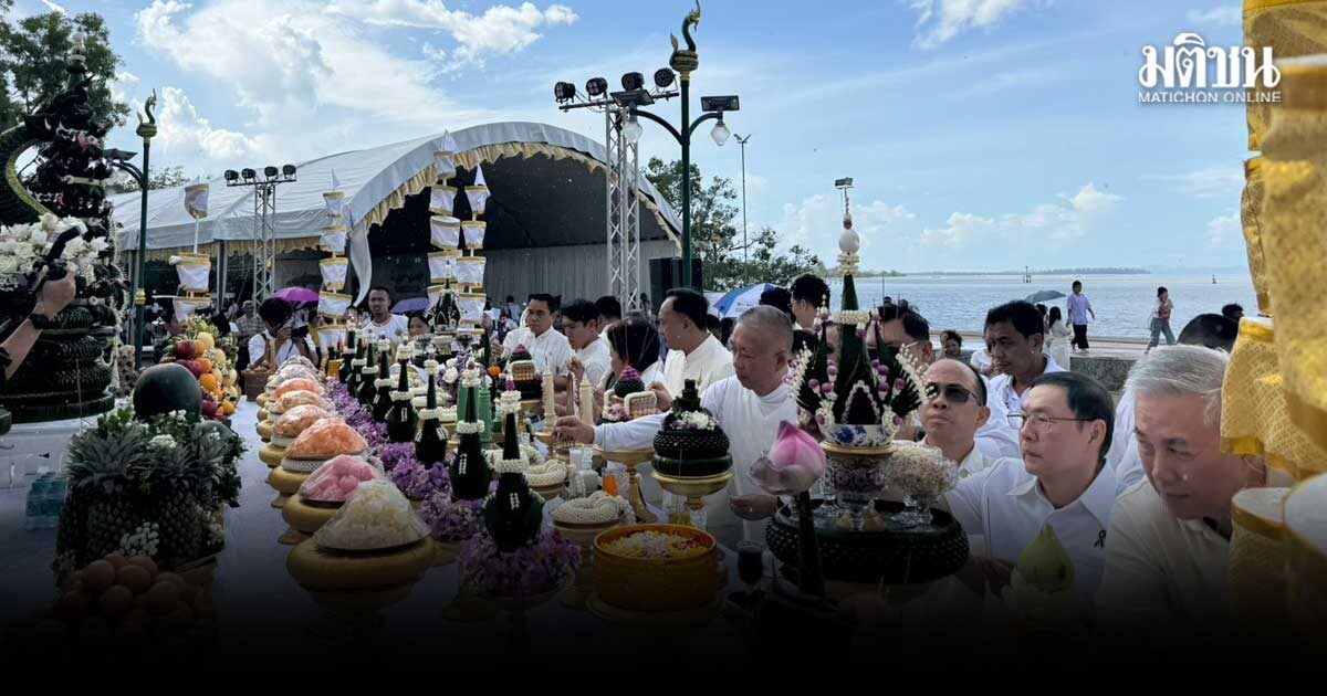 สถาบันโพธิคยาฯ ร่วมบวงสรวง ปู่ภุชงค์นาคราช ‘เบลล่า-เอวา’ เตรียมรำถวาย