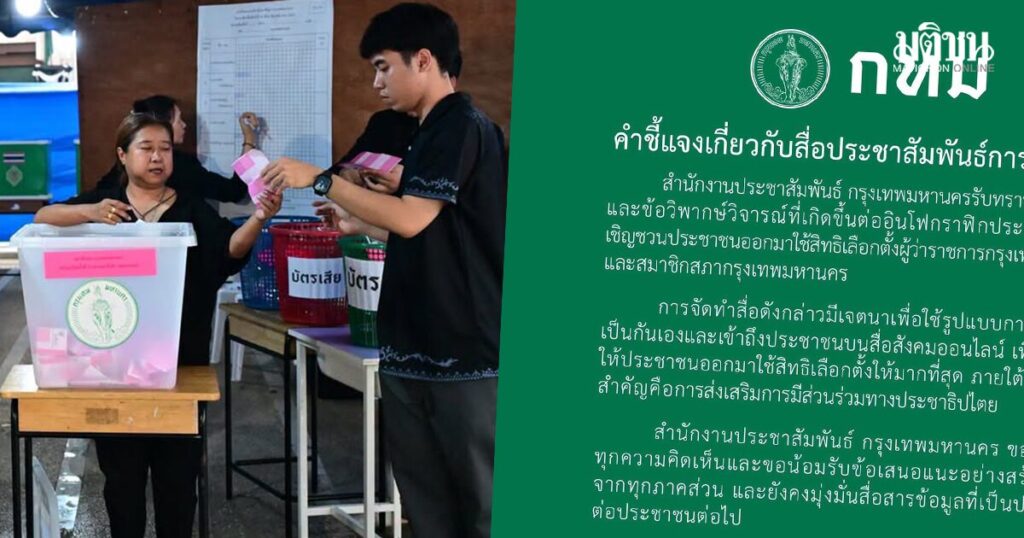 กทม. แจงปมวิพากษ์ 'จนท.หน่วยสวยมาก' หวังสื่อสาร 'เป็นกันเอง-เข้าถึงชาวเน็ต' กระตุ้นคนใช้สิทธิ น้อมรับข้อเสนอแนะ
