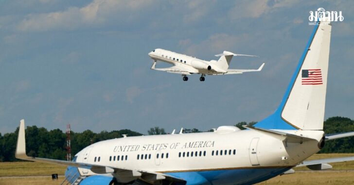 U.S. Vice President Vance en route to Zurich, Switzerland at Joint Base Andrews