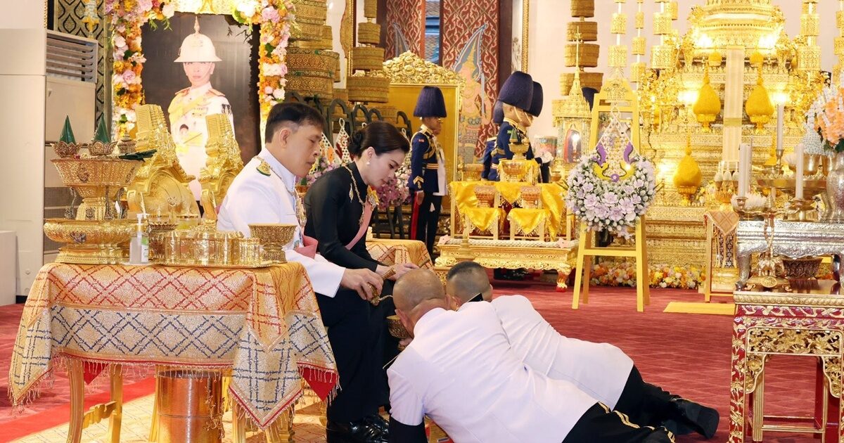 ในหลวง-พระราชินี เสด็จฯ พระราชพิธีทรงบำเพ็ญพระราชกุศลปัณรสมวาร (15 วัน) เจ้าฟ้าพัชรกิติยาภาฯ 