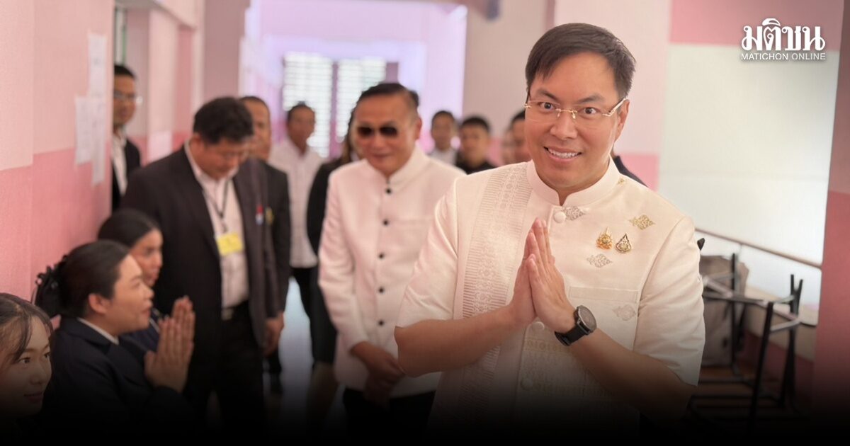 ‘อัครนันท์’ ลงพื้นที่ตรวจสนามสอบครูผู้ช่วย จ.กาญจนบุรี ย้ำต้องโปร่งใสเป็นธรรม ชี้ก้าวสำคัญสู่วิชาชีพครู