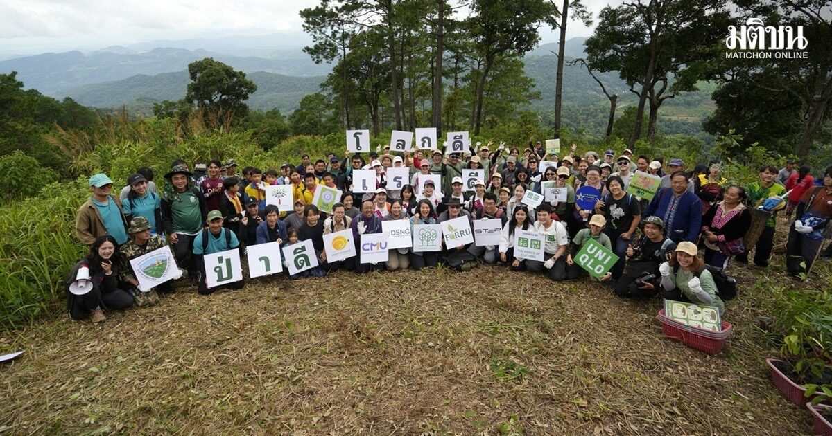 ป่าดี ครีเอชัน จับมือ FORRU มช. นำทัพอาสา ฟื้นฟูป่าดอยสุเทพ-ปุย