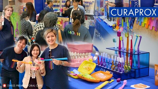 CURAPROX แบรนด์แปรงสีฟัน ยาสีฟัน จาก Switzerland ร่วมงาน Tha