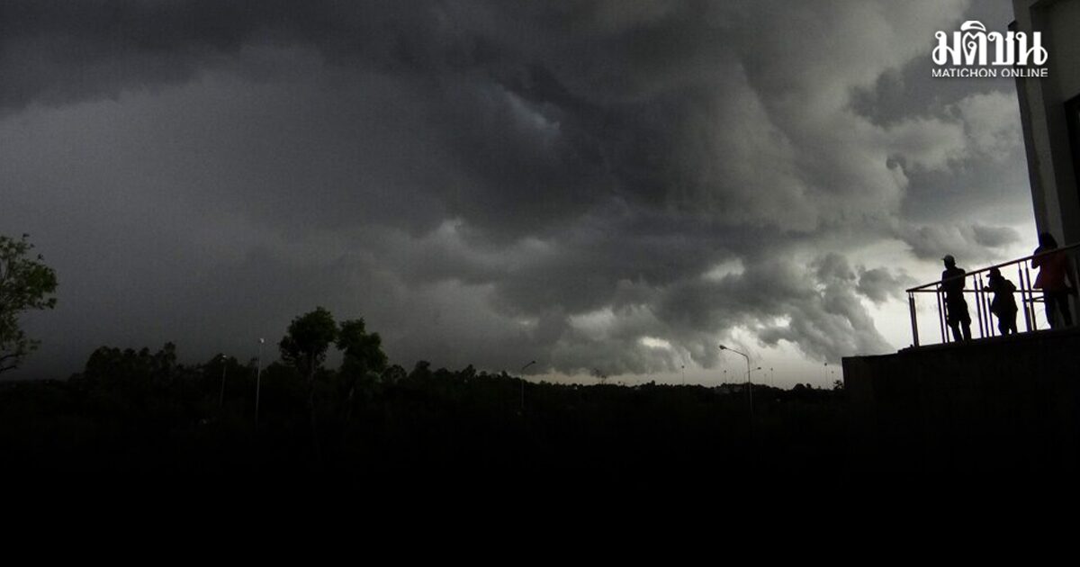 สภาพอากาศวันนี้ กรมอุตุฯ เตือนไทยมีฝนเพิ่มขึ้น เปิดชื่อจังหวัดฟ้าคะนอง กทม.-ปริมณฑลเจอ40%