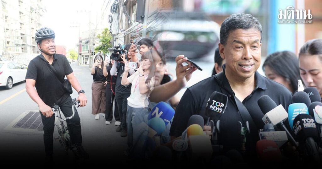 ชัชชาติ ตื่นตี 1 รับ‘ตื่นเต้น’ ขี่จักรยานถึงคูหา 07.55 เผย มั่นใจกว่าปี'65 เชื่อ คนเห็นผลงาน 4 ปี