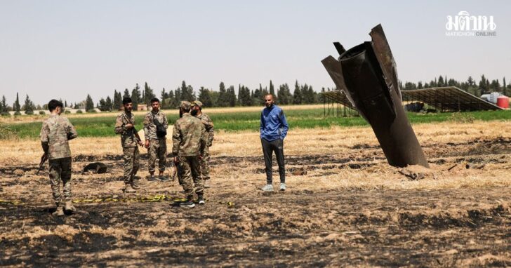 Missile lands on agricultural land near Damascus