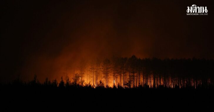 Wildfires in southwest France