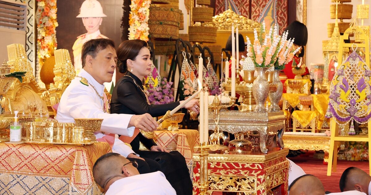 ในหลวง พระราชินี ทรงบำเพ็ญพระราชกุศลปัญญาสมวาร (50 วัน) พระราชทานพระศพ ‘เจ้าฟ้าพัชรกิติยาภาฯ’
