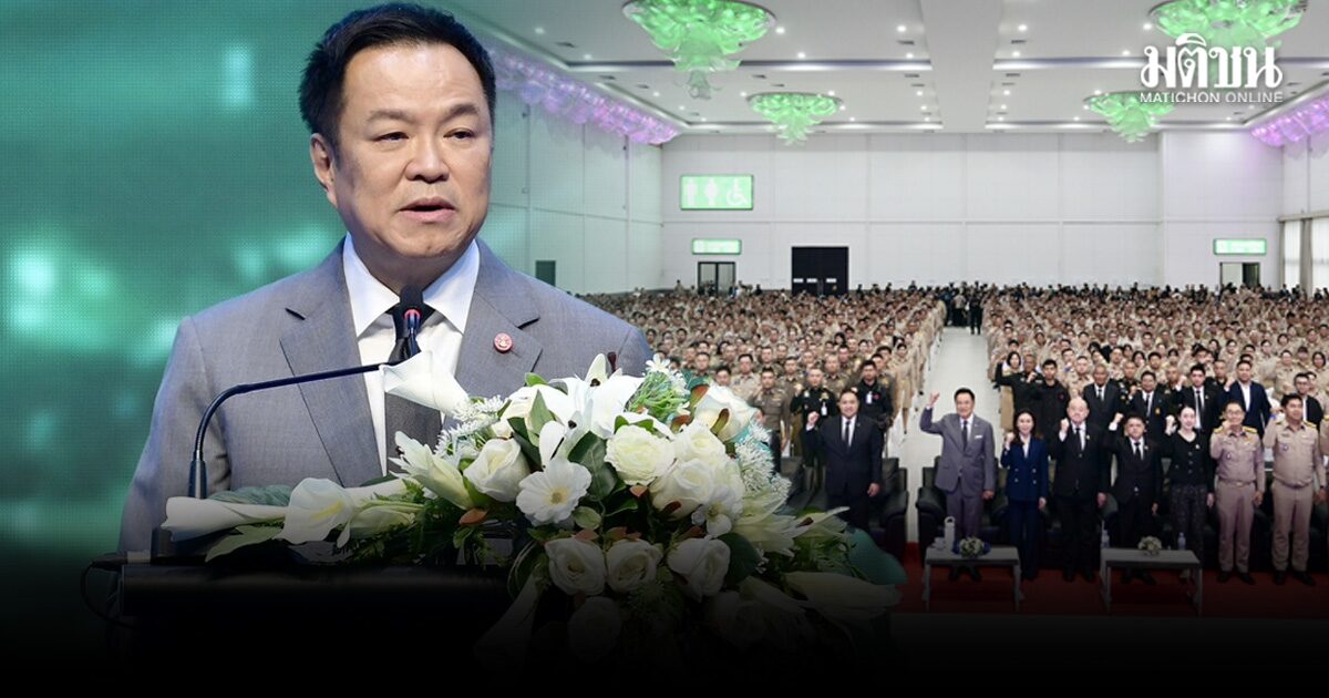 อนุทิน รุด ชลบุรี พร้อมเป็นแบ๊ก หนุนจนท.รัฐปราบโกง ยันทำหน้าที่สุจริต ไม่มีใครแตะตำแหน่งได้