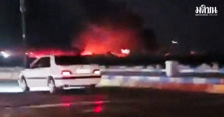 Smoke rises from a fire after an explosion, amid reports of explosions by Iranian state media, in Bandar Abbas