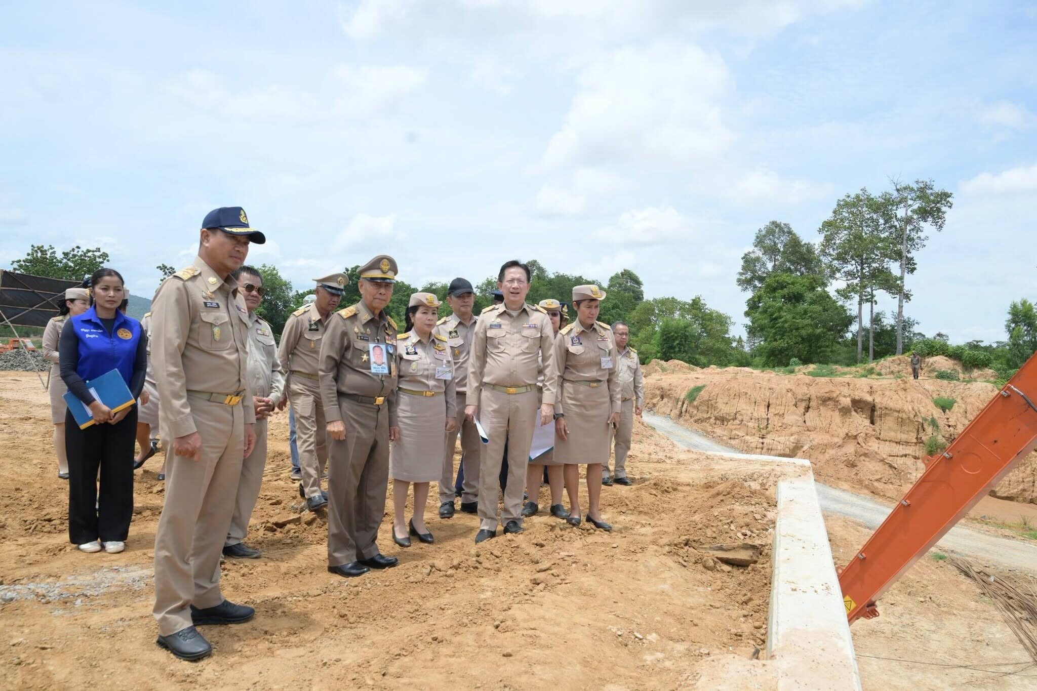 องคมนตรีติดตามและขับเคลื่อนโครงการอันเนื่องมาจากพระราชดำริ พื้นที่จังหวัดสระแก้ว