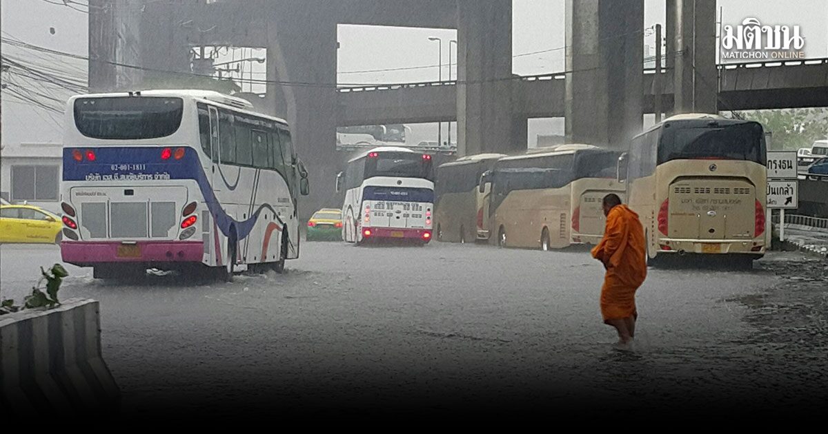 กรมอุตุ เตือน ทั่วไทยฝนถล่ม ‘อีสาน-ตะวันออก-ใต้’ หนักสุดร้อยละ 70 กทม.มีฝน 60%