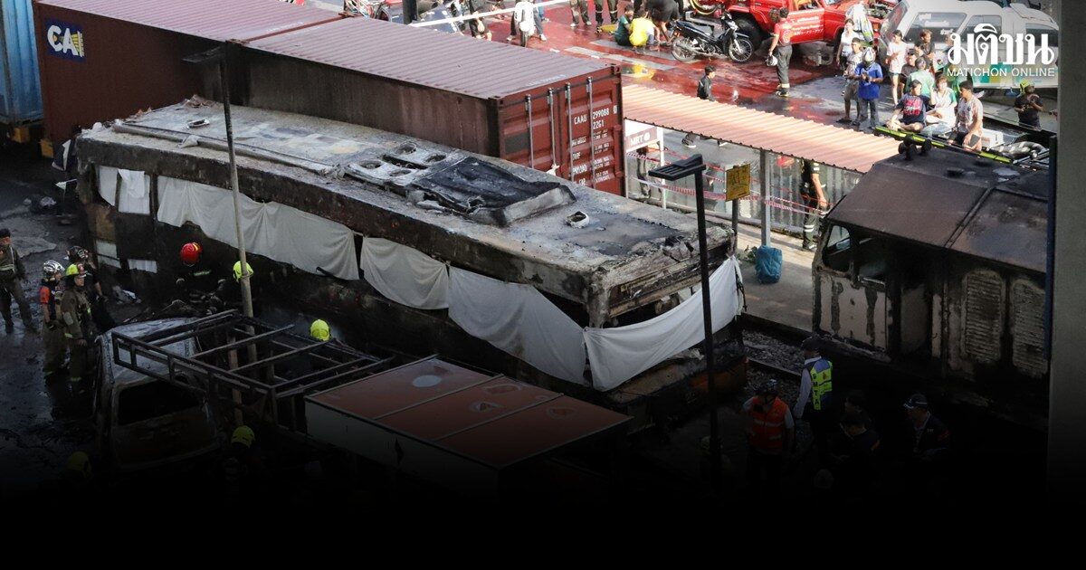 อัยการสั่งฟ้อง 6 ราย คดีรถไฟชนรถเมล์ คนขับรถไฟ-พนง.ไม้กั้น-คนขับรถเมล์ เจอข้อหาหนัก