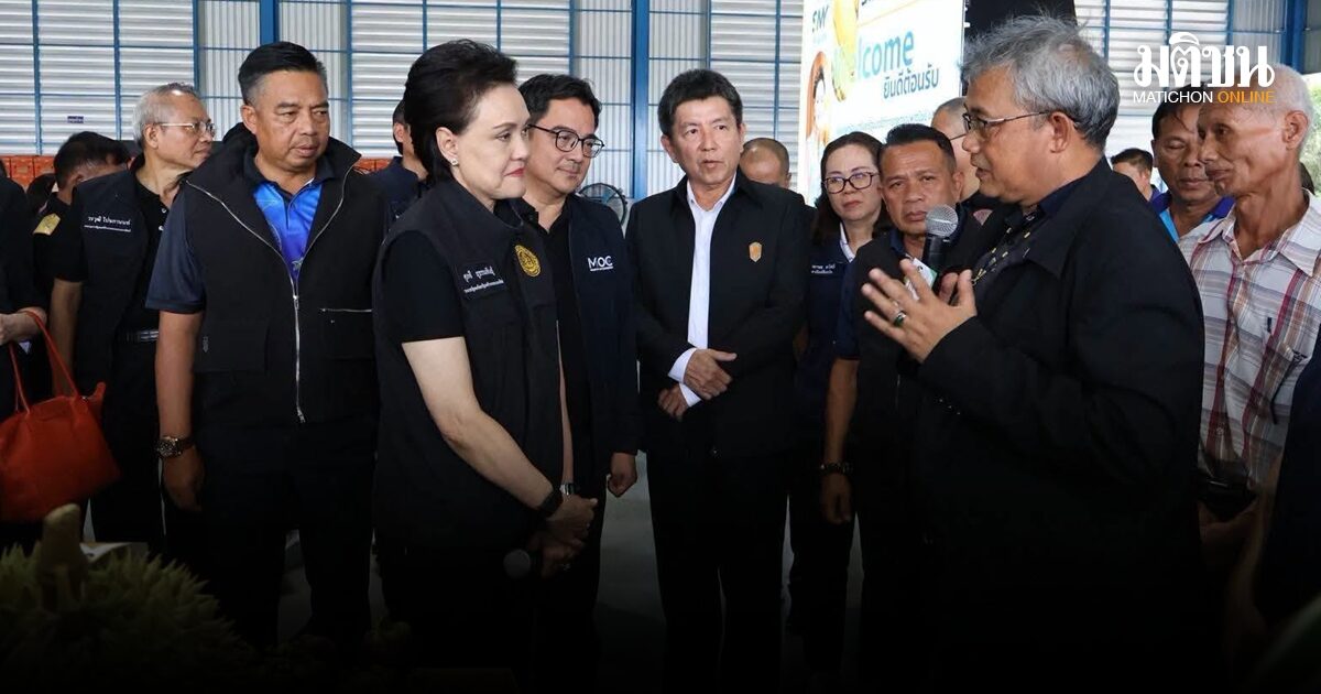 เร่งพยุงทุเรียนใต้โค้งสุดท้าย ดูดซับแล้ว 222,515 ตัน เดินหน้าปฏิทินผลไม้–แปรรูป–Zero Waste หลังส่งออกทะลุ 1.11 ล้านตันมูลค่า 127,220 ล้านบาท